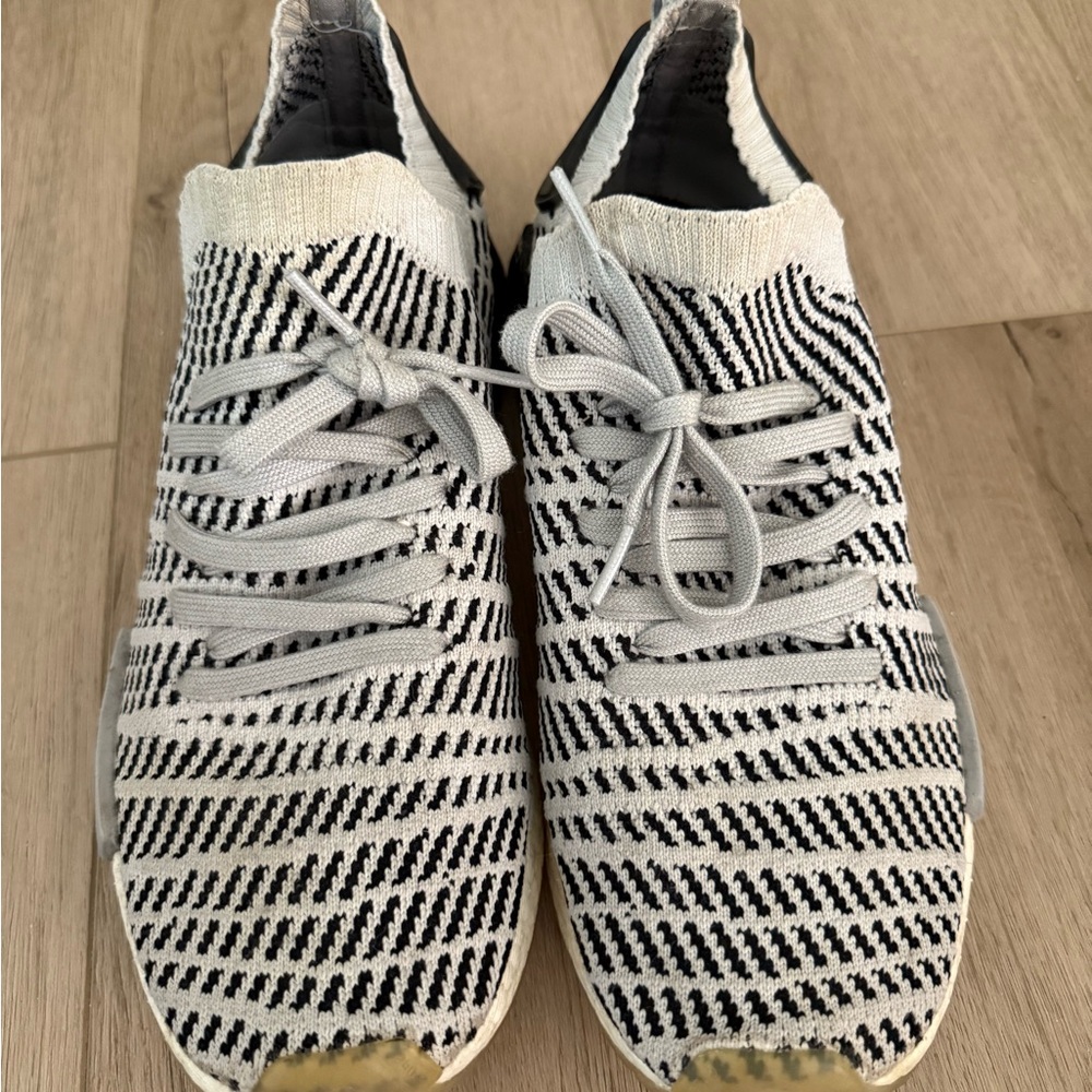 Men’s Adidas Monochrome Knit Sneakers size 10.5